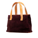 C Macadam Suede Handbag